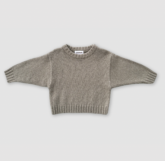 Merino wool everyday pull over | grey