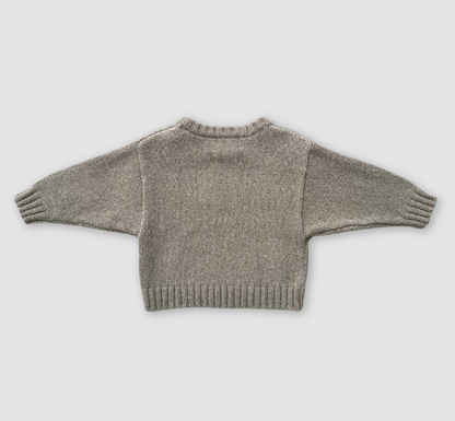 Merino wool everyday pull over | grey