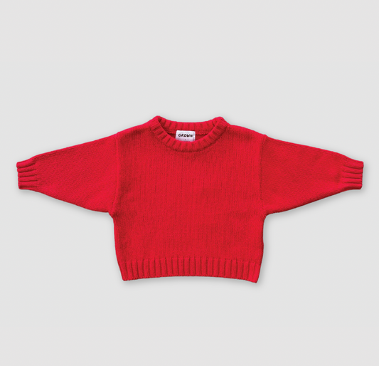 Merino wool everyday pull over | flame