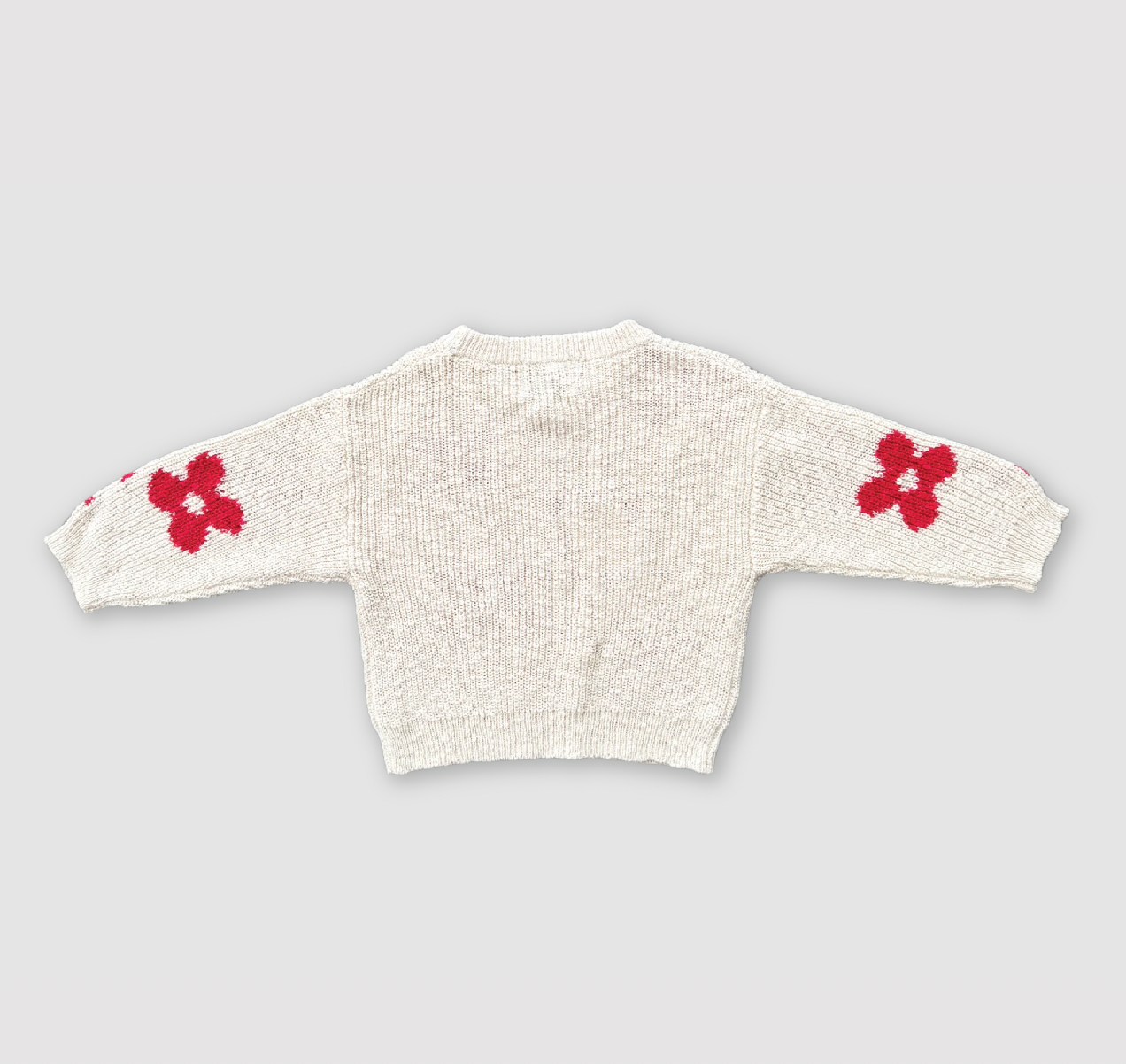 Knitted post pullover