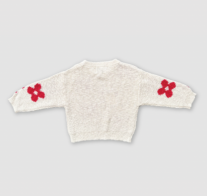 Knitted post pullover