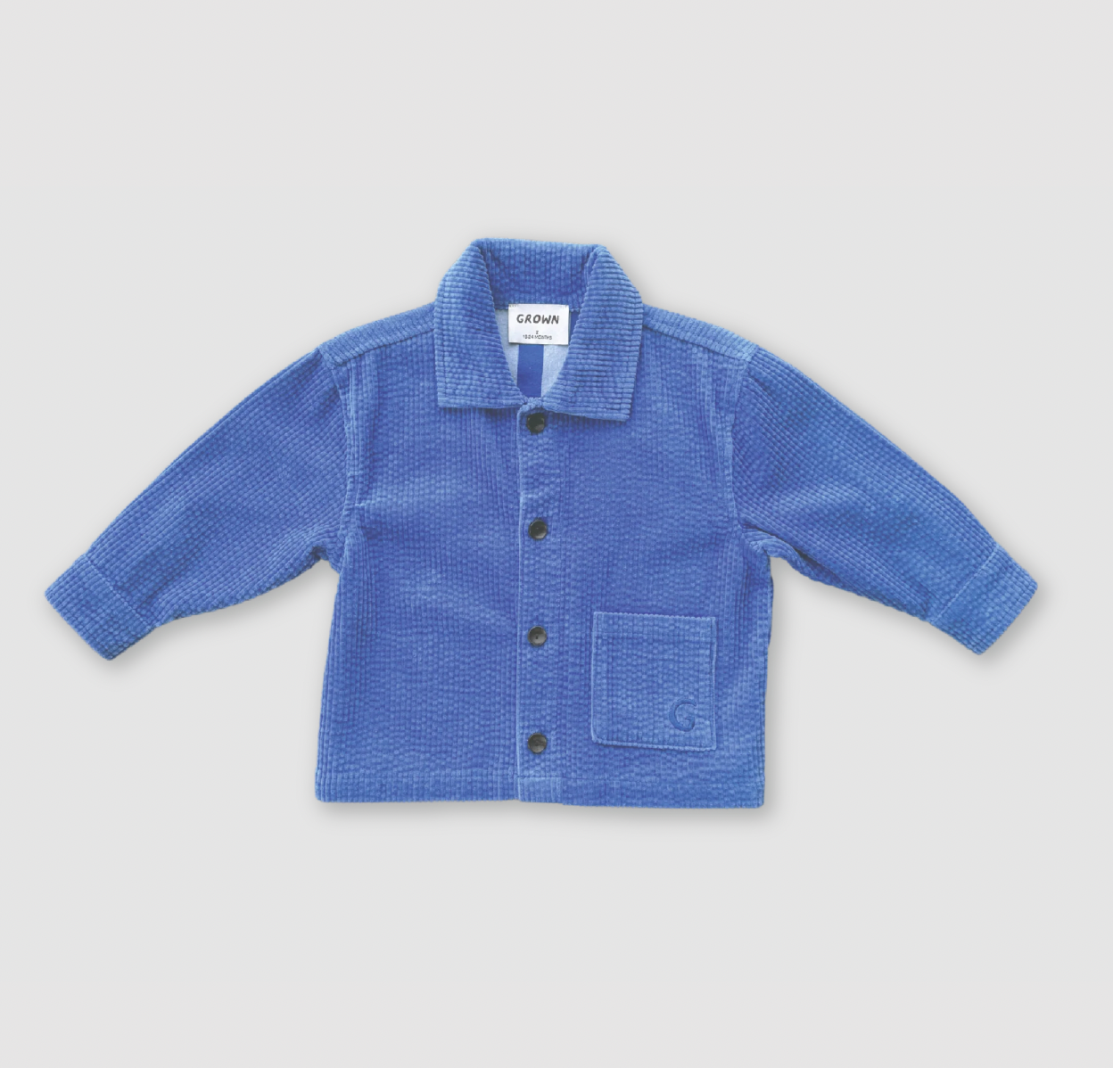 Organic relaxed cord shirt