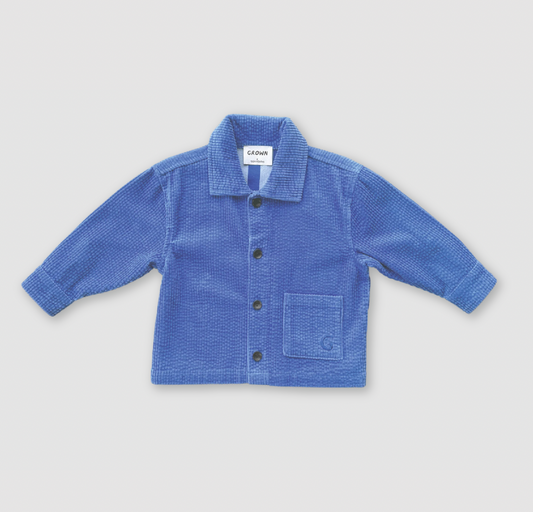Organic relaxed cord shirt