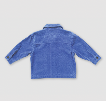 Organic relaxed cord shirt
