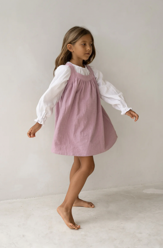 illouka pinafore | Mauve