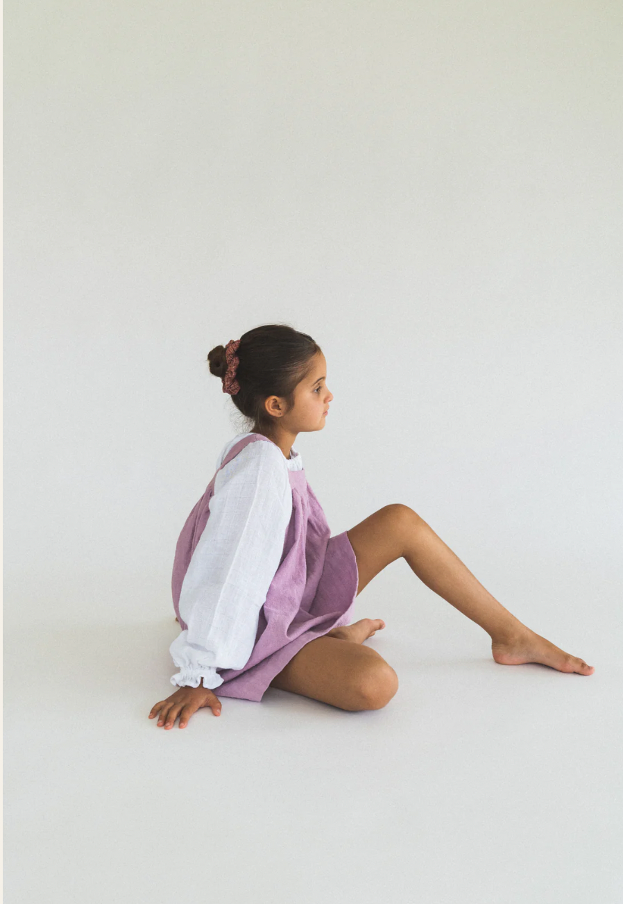 illouka pinafore | Mauve