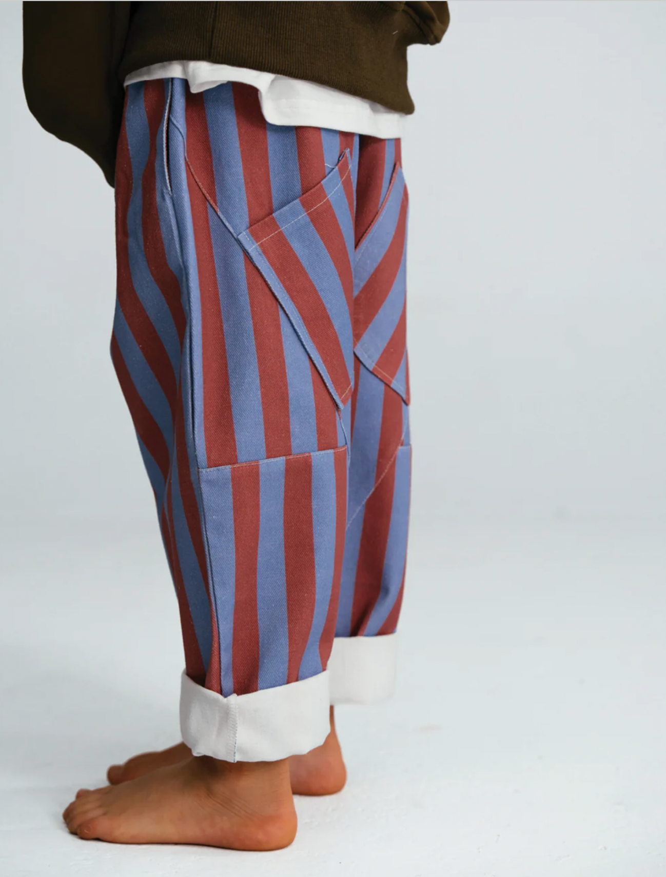 Pocket pants | court side stripe