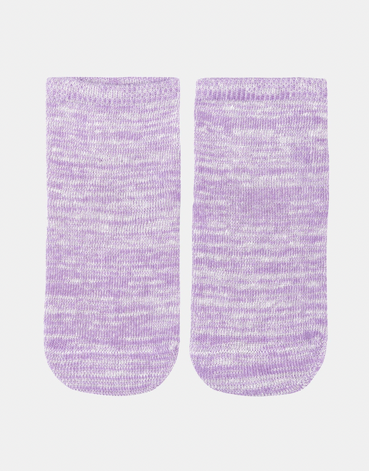 Organic socks ankle marle | lavender