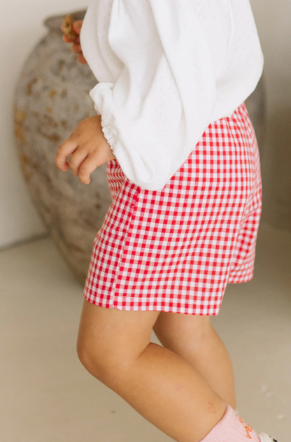 Solis Boxer Short | red gingham