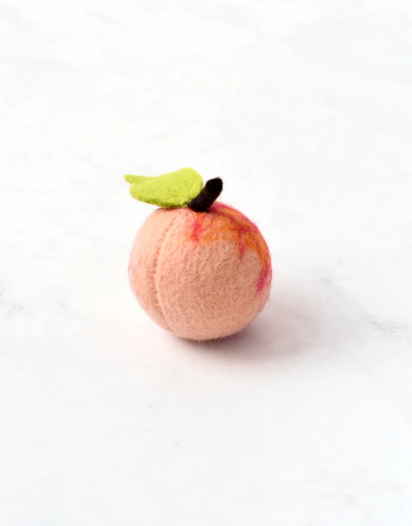 felt peach