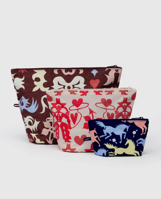 Go Pouch Set | western cut outs