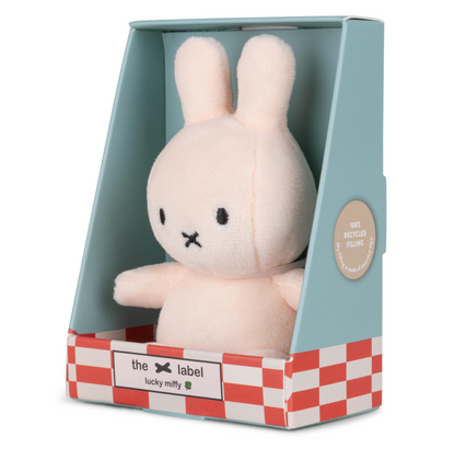 Lucky Miffy sitting in giftbox  - 10cm - pink