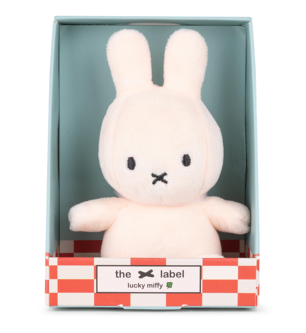 Lucky Miffy sitting in giftbox  - 10cm - pink