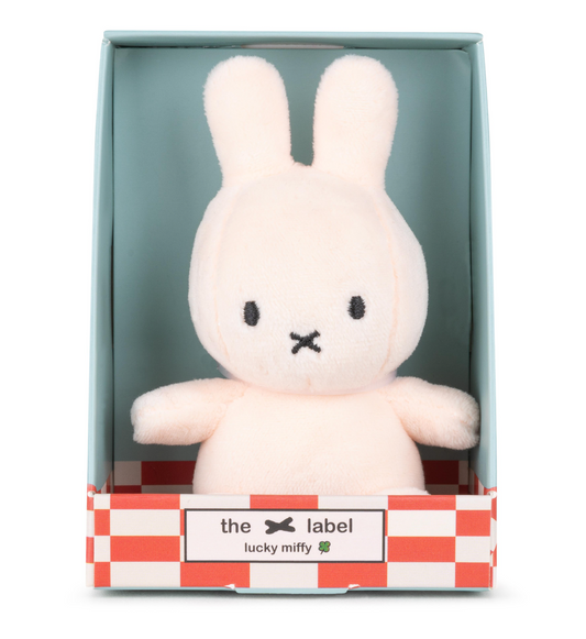 Lucky Miffy sitting in giftbox  - 10cm - pink