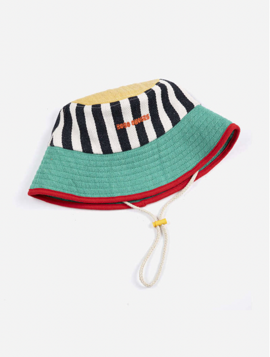 Bobo Choses striped bucket hat