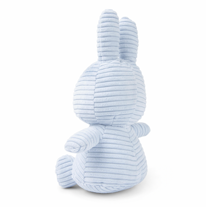 Miffy | 23cm Sitting Corduroy Plush | Ice Blue