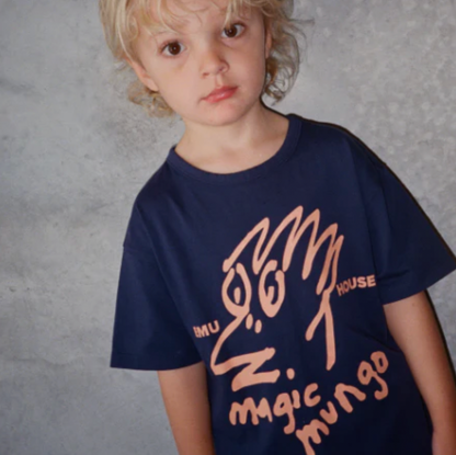EMU HOUSE EATS TEE | navy