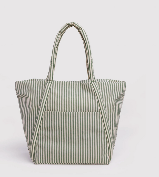Cloud bag | sage stripe