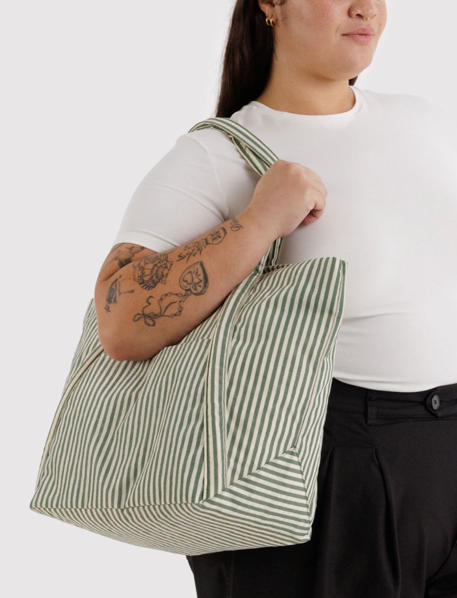 Cloud bag | sage stripe