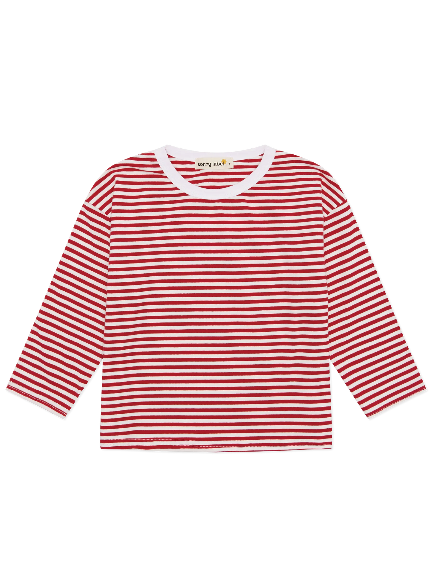 Long tee | red stripe