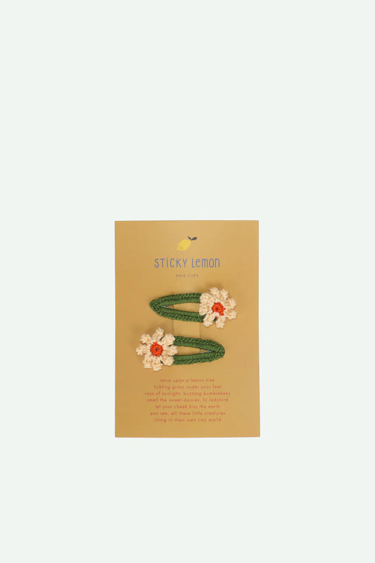 Hair clip daisies | 2 pack | daisy