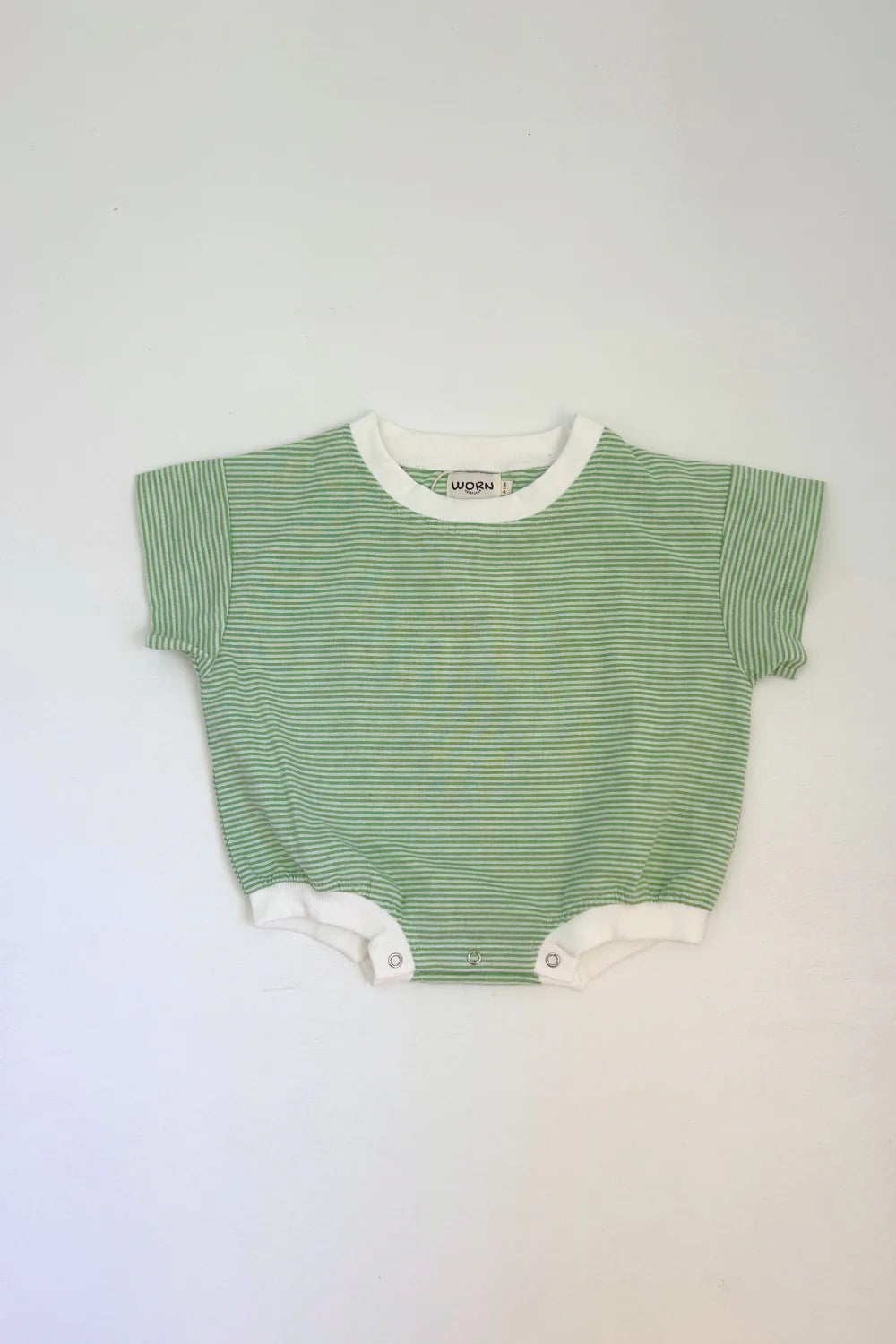 Stripey T-Shirt Romper | Apple