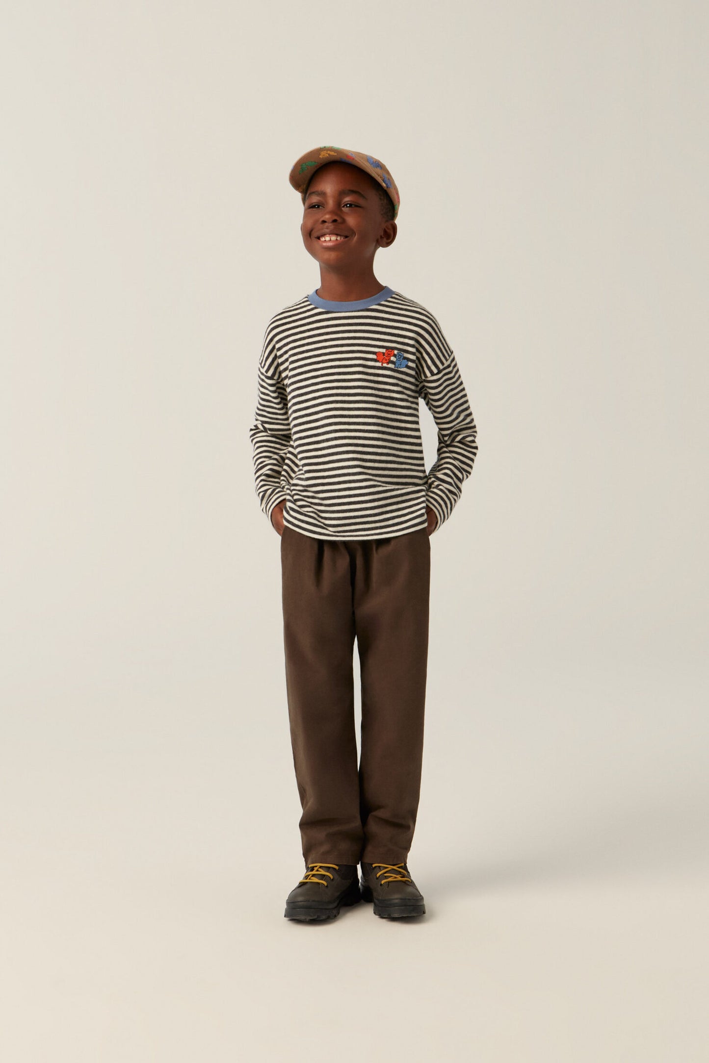 Bicolour stripes tee