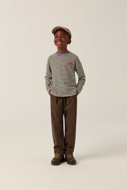 Bicolour stripes tee