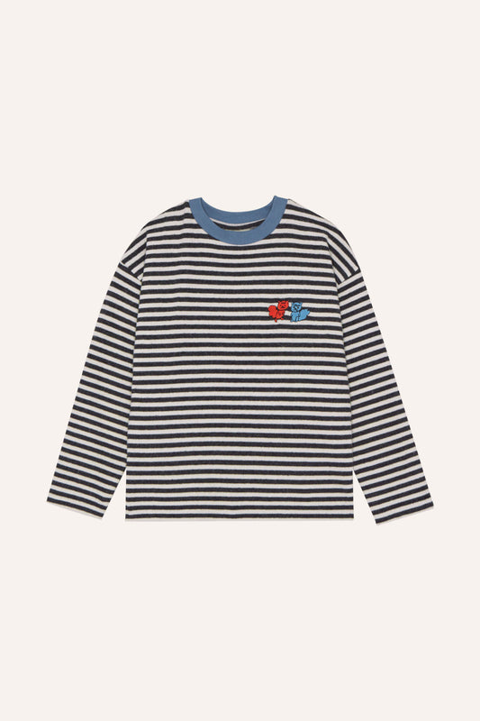 Bicolour stripes tee