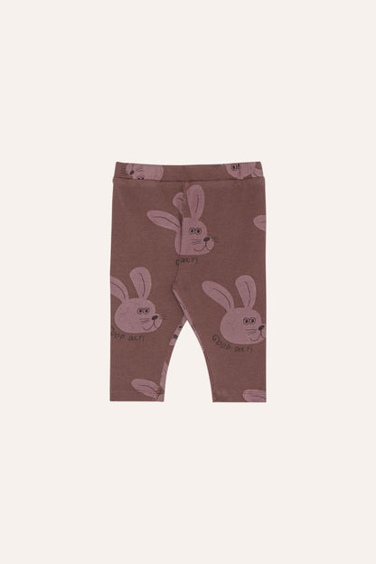 Rabbits brown baby leggings