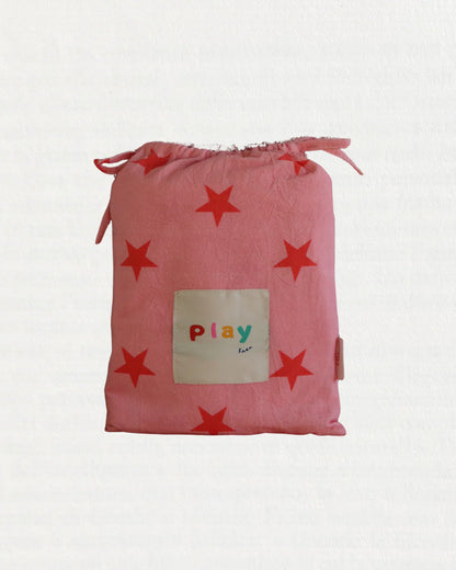 Strawberry Star fitted sheet | bassinet