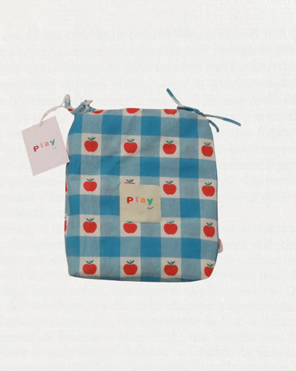 Apple patch fitted sheet | bassinet