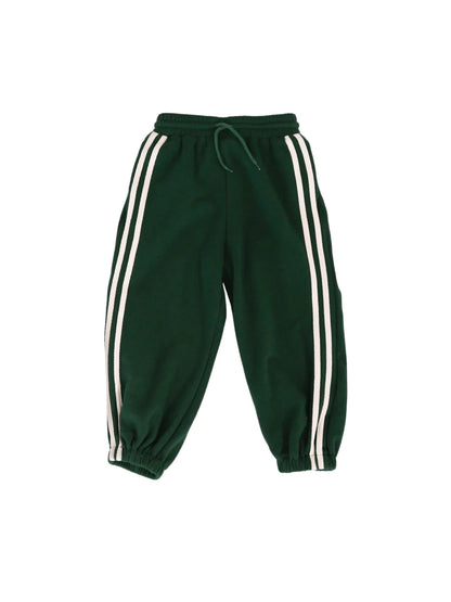 Comfort cuff track pant | Green