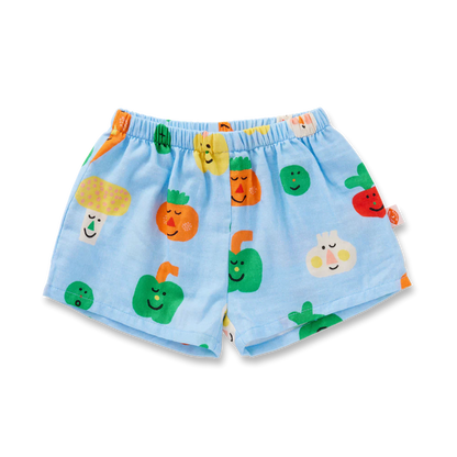 Teeny Tiny Veg Woven Shorts
