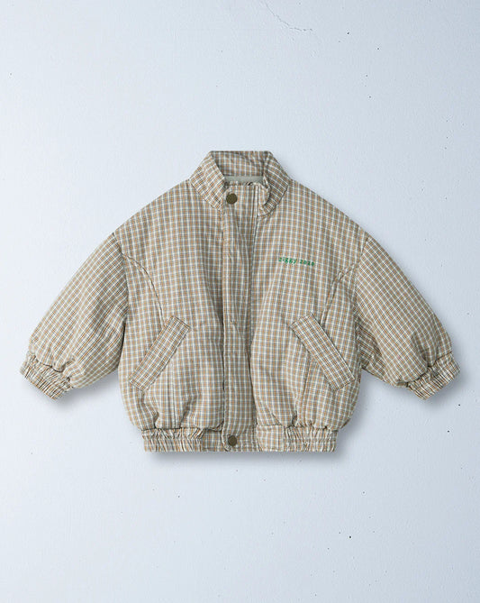 juno padded bomber | cloud check