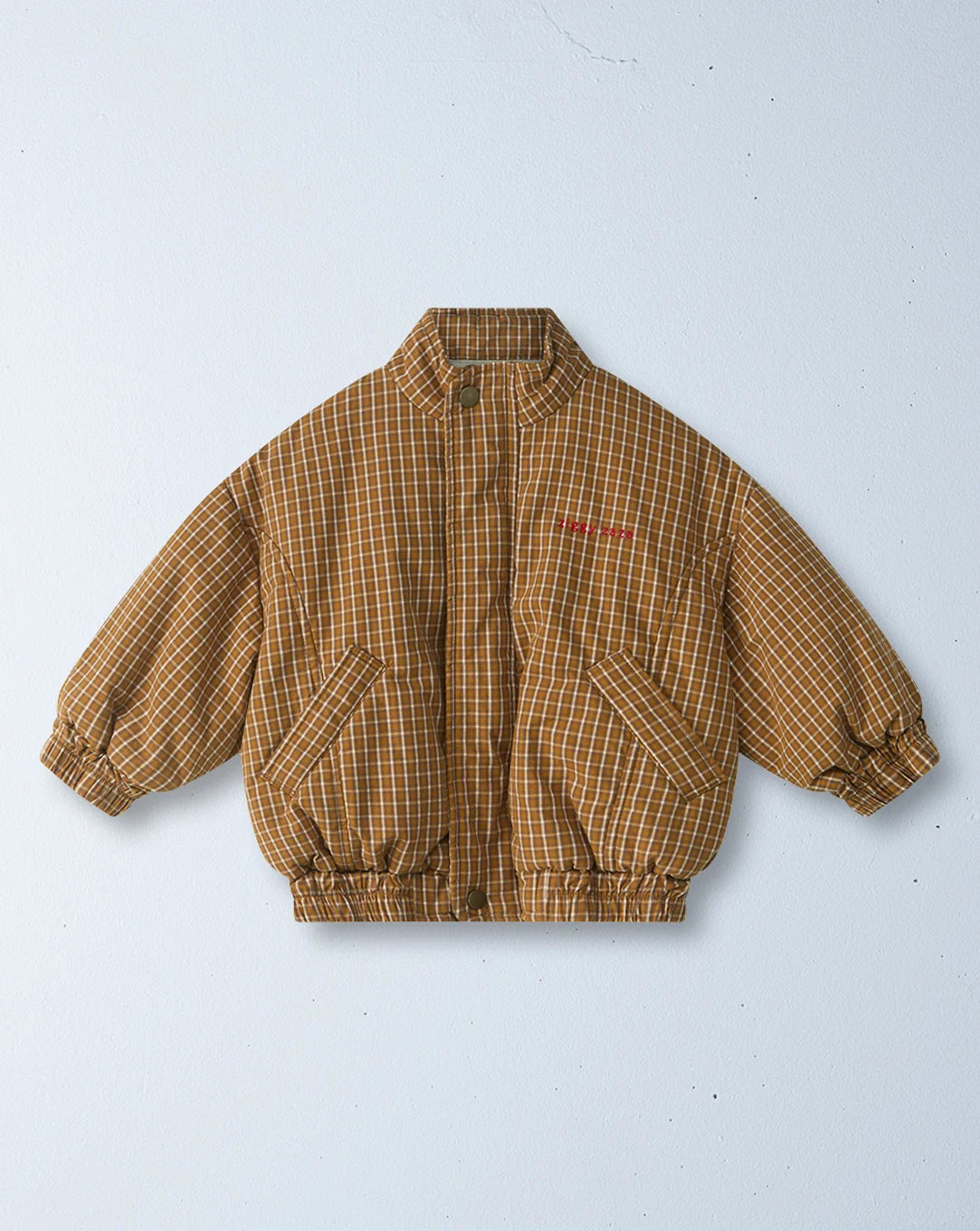 juno padded bomber | maple check