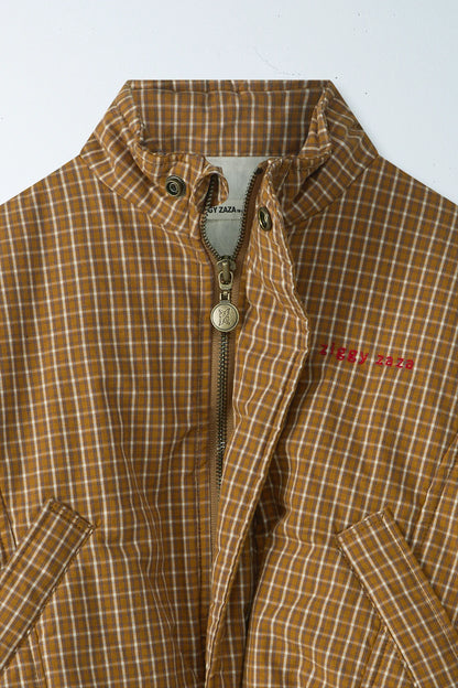 juno padded bomber | maple check