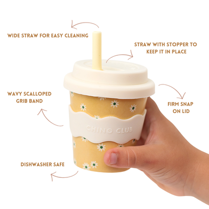 Yellow Daisy Babychino Cup | 4oz