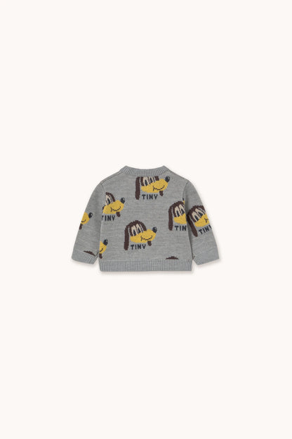 Dogs baby cardigan