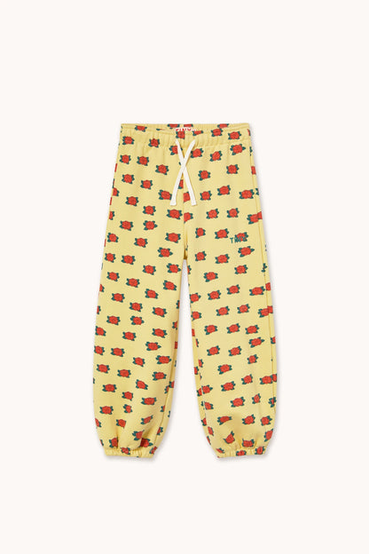 Camelias pattern sweatpants