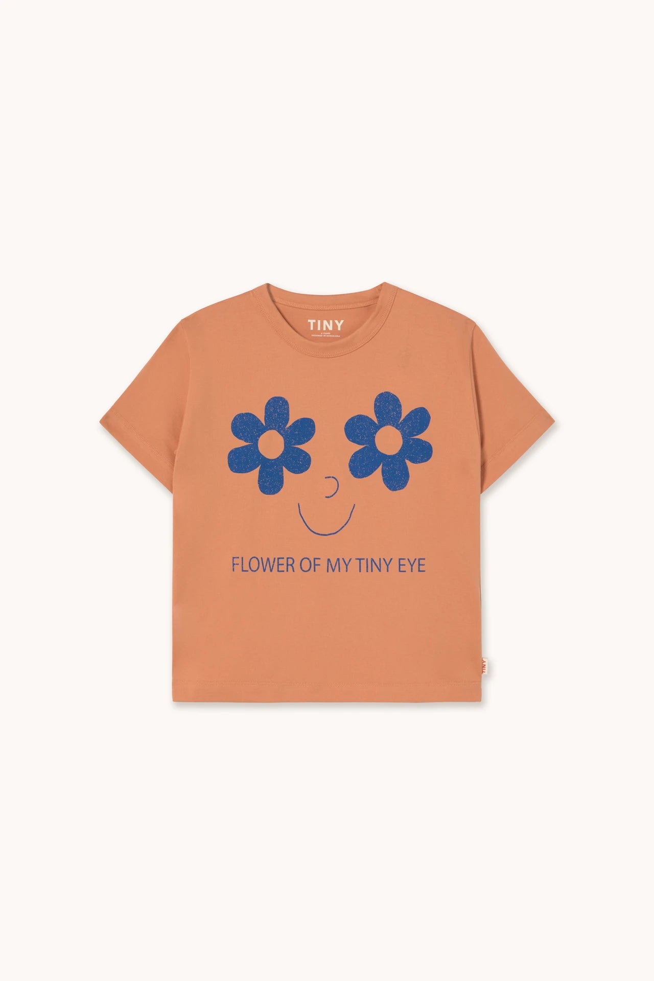 Flowers eyes graphics tee