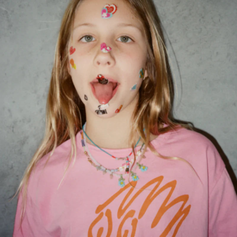 EMU HOUSE EATS TEE | pink