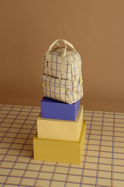 backpack medium | tartan | vanilla