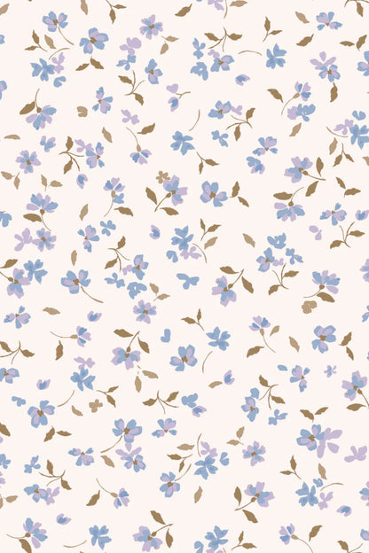 Lenni Skirt | indigo bloom print