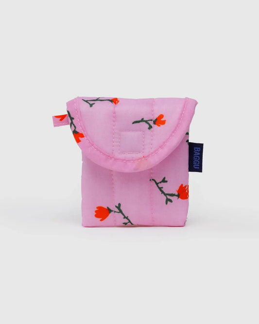 Puffy earbuds case | Painted Wildflower
