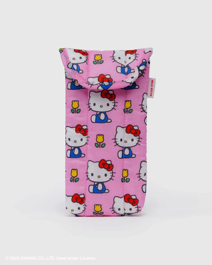 Puffy glasses sleeve | hell kitty pink