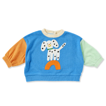Puppy park terry sweater