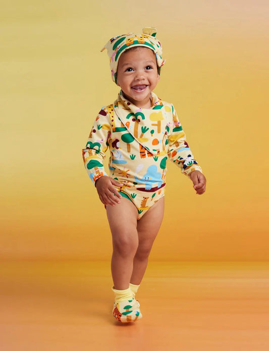 Long Sleeve Bodysuit / Zoo Crew
